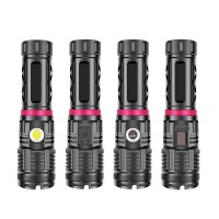 High-end Flashlight Xhp90 Led Tactical Flashlight Powerful Flash Light 18650 Rechargeable Police Flashlight Military Flashlights