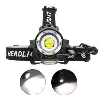 Super high lumens led headlight zoomable XHP90.2 COB headlamp 18650 battery USB rechargeable XHP90+COB led headlamp