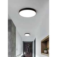 Aicco Work White Black LED Light LED, Modern Office Ceiling Lamp 25596