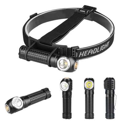 XML L2 rechargeable high lumen aluminum flashlight headlamp head flashlight light torch