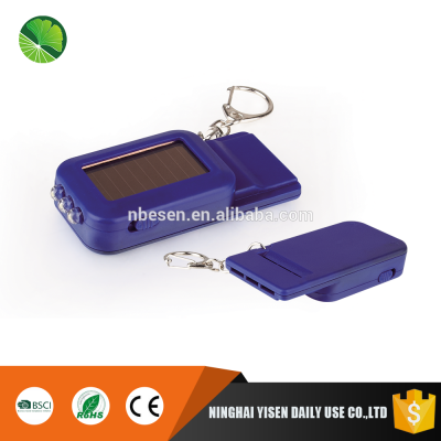 Promotional ABS LED Rechargeable Mini Torch Solar Key chain Light