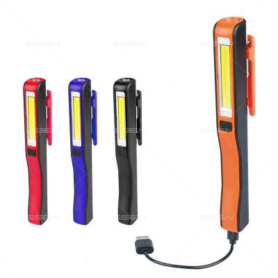 new plastic led rechargeable pen flashlight