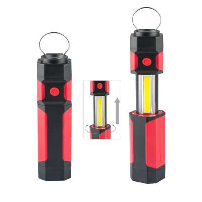 3W 4.5V battery operated plastic COB worklight with magnet and hook