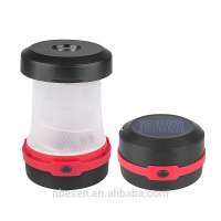 ABS foldable Solar Power Rechargeable led camping lantern