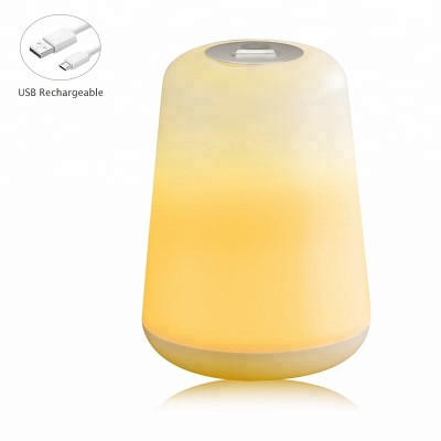 Night Light for Kids,  Baby Bedside Lamp with USB rechargeable