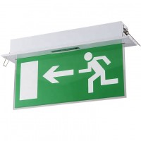 Rechargeable led fire emergency exit sign light